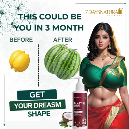 7DaysNatural BLAST-36 Lotion for Bust Firming & Skin Tightening (100ml)